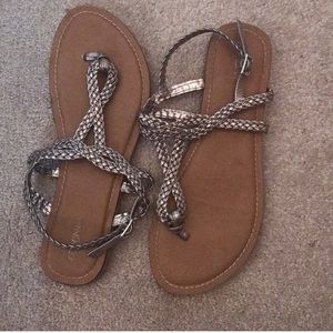 Silver Sandals
